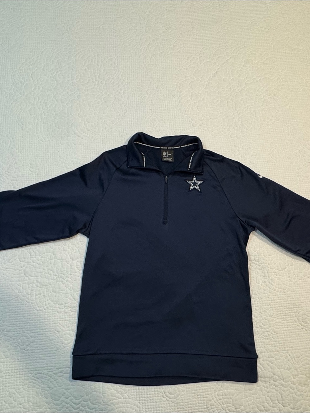 Nike Dallas Cowboy Men’s Navy Quarter-Zip Pullover